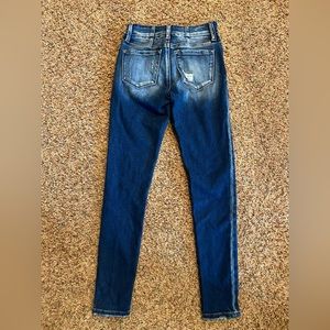 Kancan Signature Mid-Rise Skinny Distressed Jean